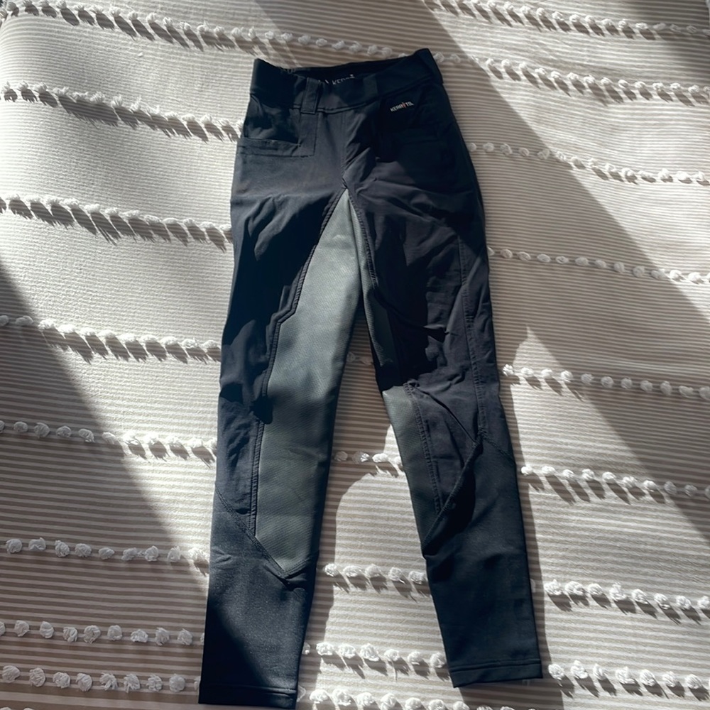 Kerrits GripTek II Fullseat Women’s black breeches - size XS